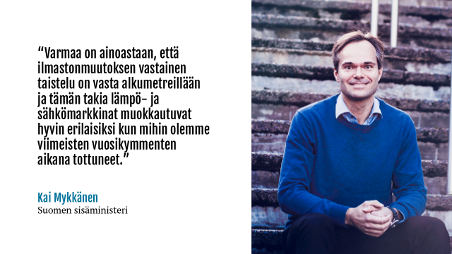 Kuvituskuva: Lämmittäminen on vähähiilisen energiajärjestelmän suurin haaste