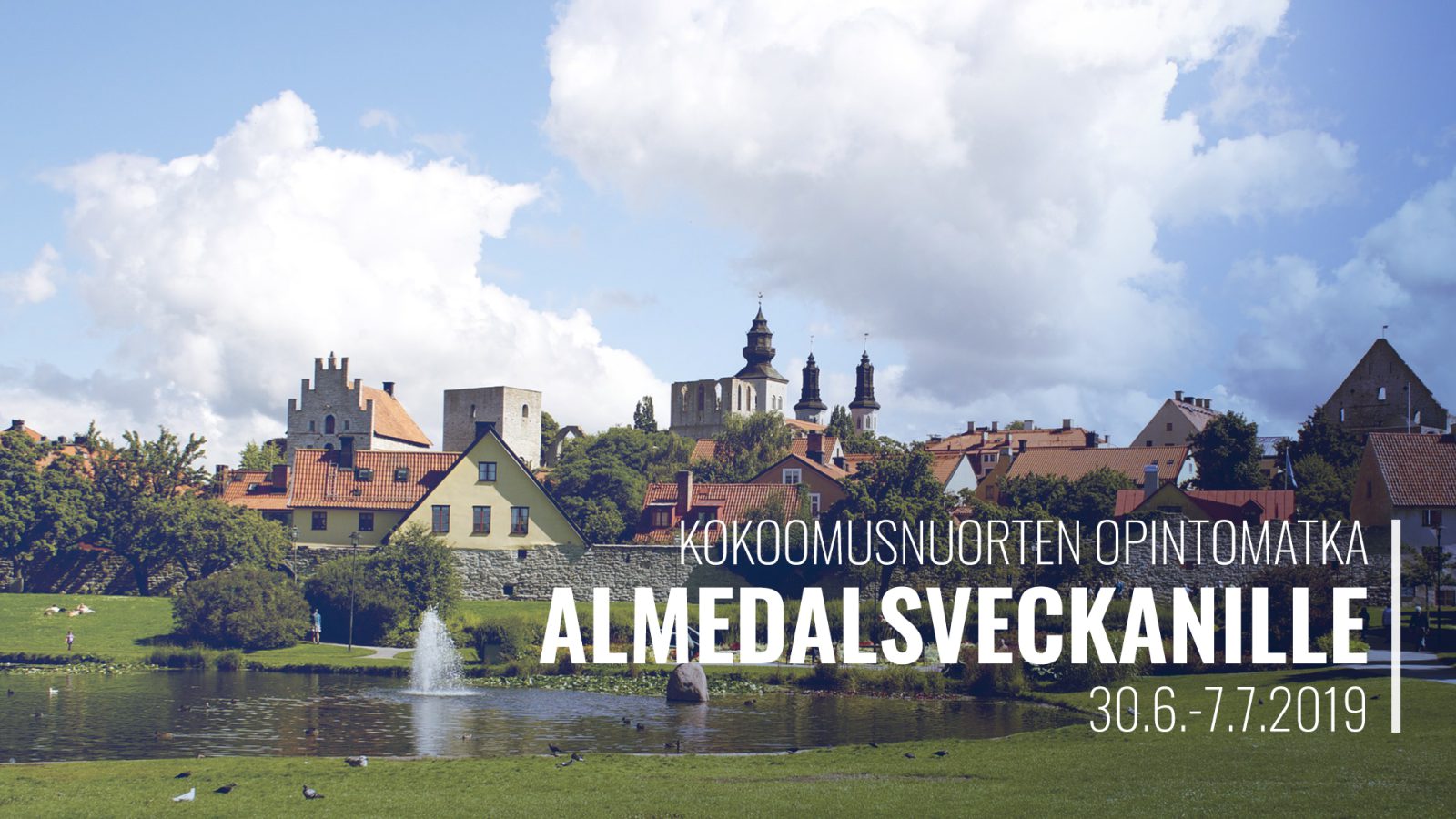 Opintomatka Almedalsveckanille