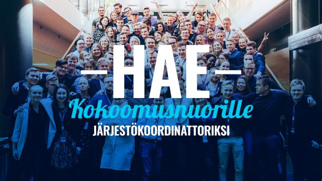 Kuvituskuva: Kokoomusnuoret etsii järjestökoordinaattoria