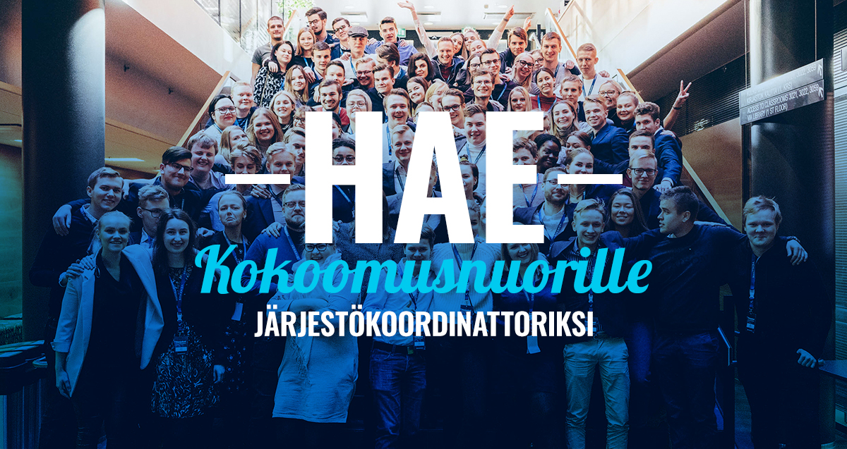 Kokoomusnuoret etsii järjestökoordinaattoria