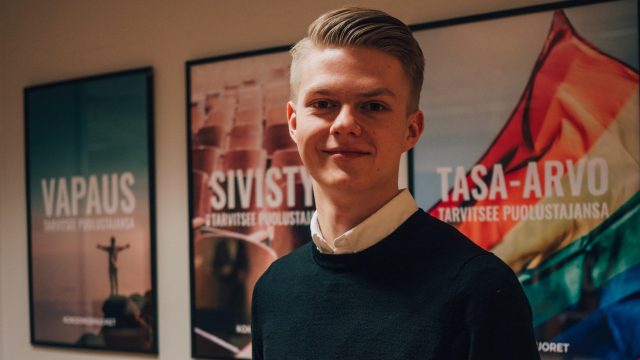 Elmo Eklund Kokoomusnuorten viestintäsuunnittelijaksi