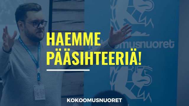 Kuvituskuva: Kokoomusnuoret hakee pääsihteeriä