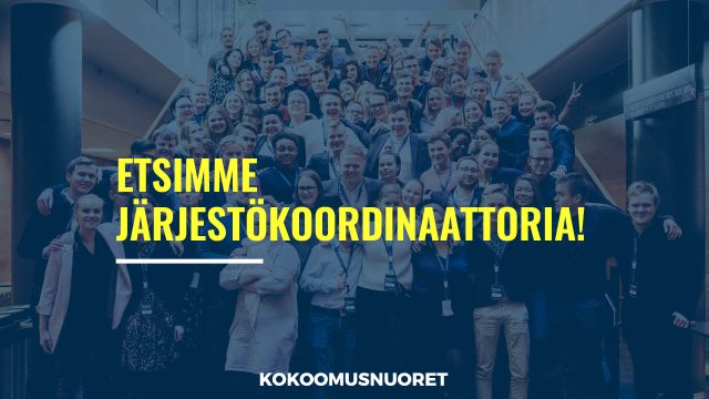 Kuvituskuva: Kokoomusnuoret etsii järjestökoordinaattoria