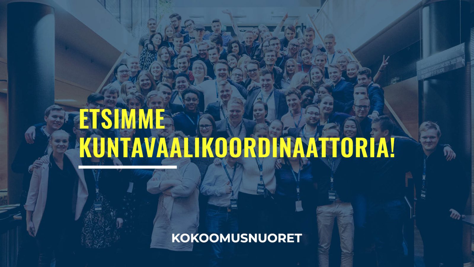 Kokoomusnuoret etsii kuntavaalikoordinaattoria
