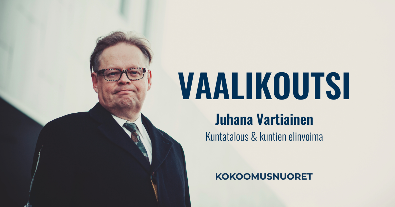 Vaalikoutsi goes 100 kuntatekoa w/Juhana Vartiainen
