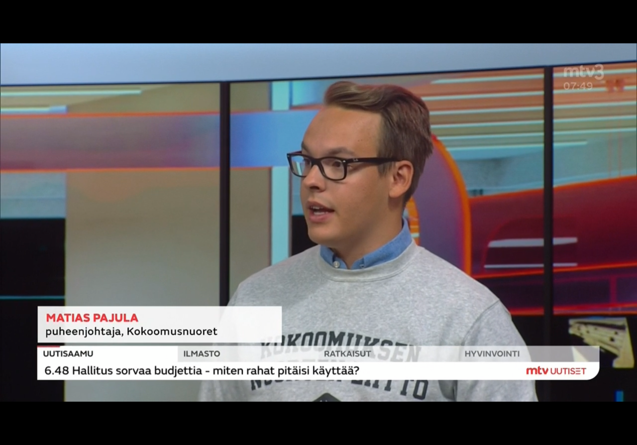 Kokoomusnuoret mediassa: Suomen on otettava roolia ilmastonmuutoksen torjunnassa