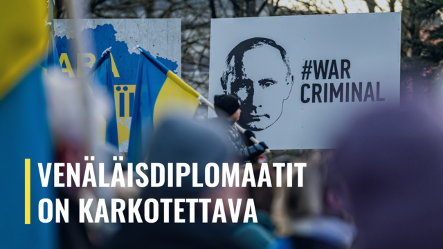 Venäläisdiplomaatit karkotettava Suomesta