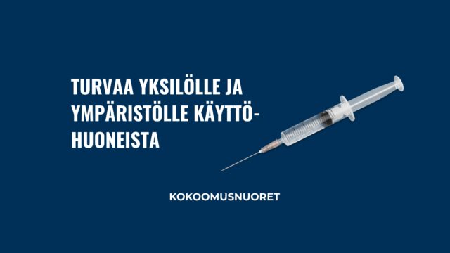 Kokoomusnuoret: Huumeiden käyttöhuoneiden pilotointi aloitettava Suomessa!