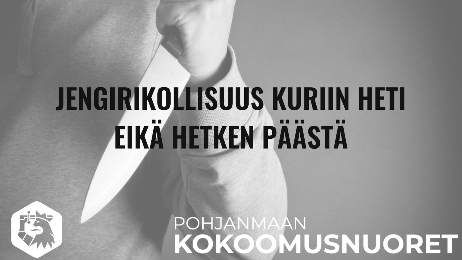 Pohjanmaan Kokoomusnuoret: Jengirikollisuus kuriin heti eikä hetken päästä