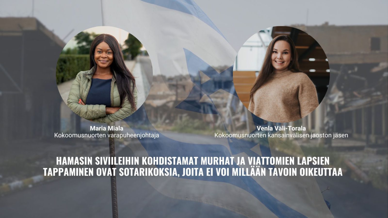 Kv-jaosto: Hamasin siviileihin kohdistamat iskut ovat sotarikoksia, joita ei voi millään tavoin oikeuttaa