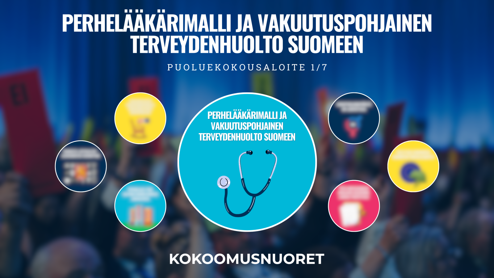 Kokoomusnuorten puoluekokousaloite: Perhelääkärimalli ja vakuutuspohjainen terveydenhuolto Suomeen