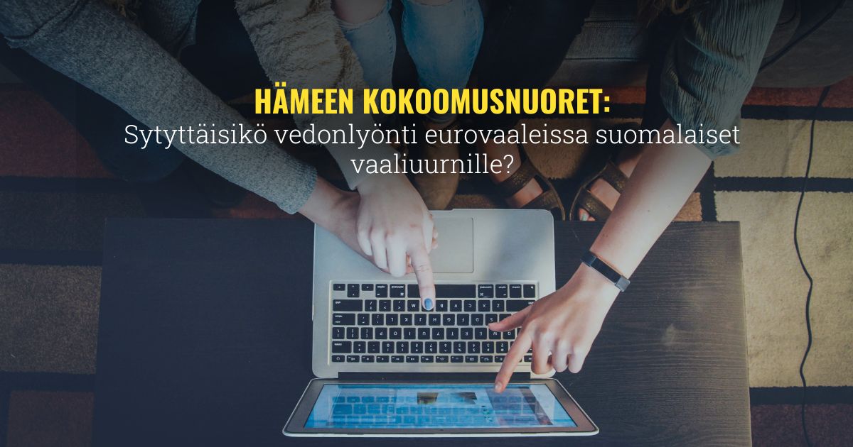 Hämeen Kokoomusnuoret: Sytyttäisikö vedonlyönti eurovaaleissa suomalaiset vaaliuurnille?