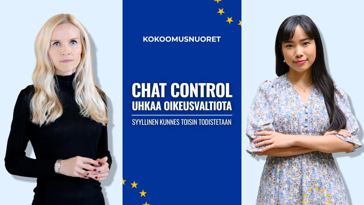 Yhteiskannanotto: Chat control – jokainen on syyllinen?