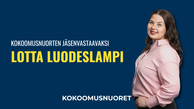Kokoomusnuorten jäsenvastaavana aloittaa Lotta Luodeslampi