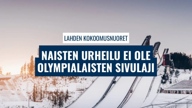 Kuvituskuva: Lahden Kokoomusnuoret: Naisten urheilu ei ole olympialaisten sivulaji