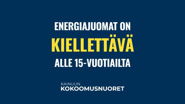 Kuvituskuva: Kainuun Kokoomusnuoret kannattavat energiajuomien kieltämistä alle 15-vuotiailta
