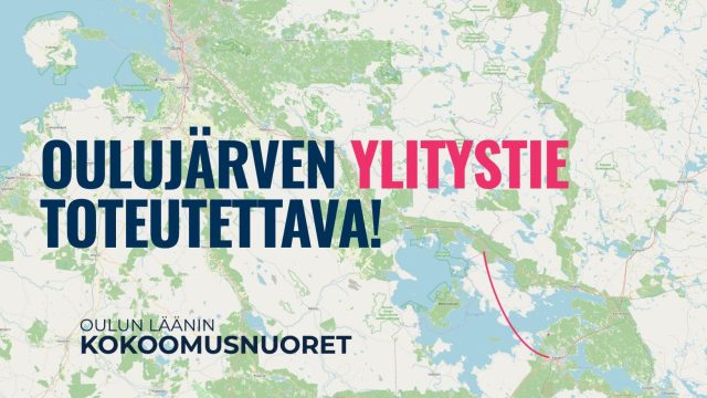 Kuvituskuva: Oulun Läänin Kokoomusnuoret: Oulujärven ylitystie toteutettava!