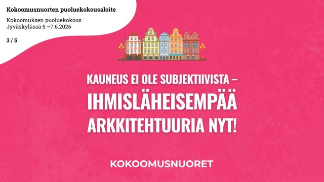 Kuvituskuva: Kokoomusnuorten puoluekokousaloite: Kaunis ja klassinen arkkitehtuuri kunniaan