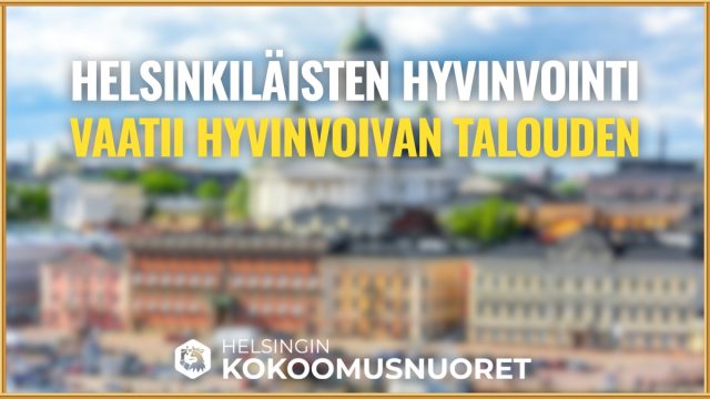 Kuvituskuva: Helsingin Kokoomusnuoret: Helsinkiläisten ymmärrystä hyvinvointivaltiosta on lisättävä!
