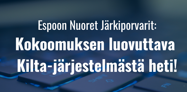 Kuvituskuva: Espoon Nuoret Järkiporvarit: Kokoomuksen luovuttava Kilta-järjestelmästä heti!