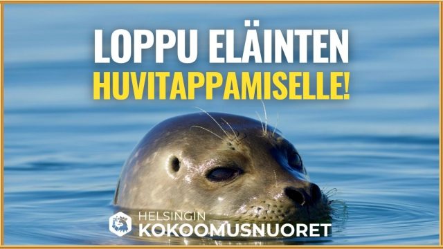 Kuvituskuva: Helsingin Kokoomusnuoret: Loppu eläinten huvitappamiselle!