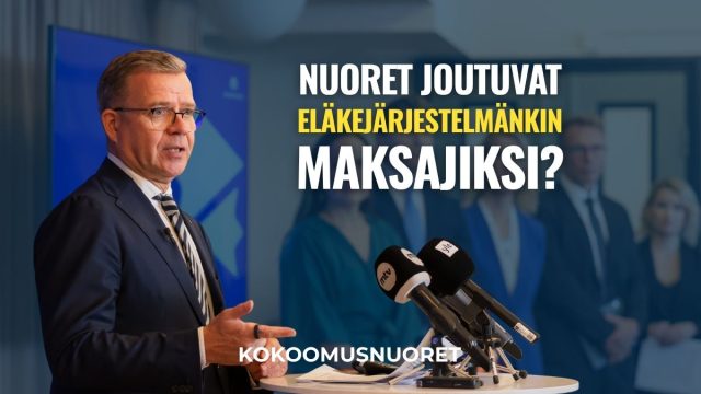 Kuvituskuva: Kokoomusnuoret: Nuoret joutuvat eläkejärjestelmänkin maksajiksi?